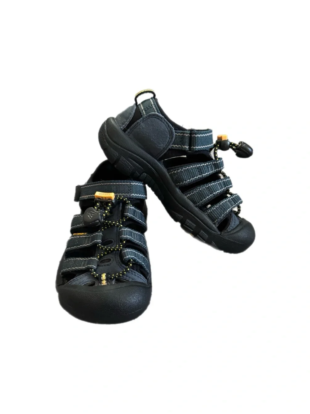 Kids Keen Closed-Toe Sport Sandals - Navy/Black size 10c